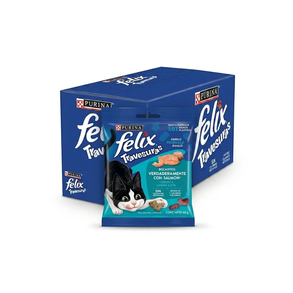 Félix Travesuras Bocaditos 40g - Purina - 4