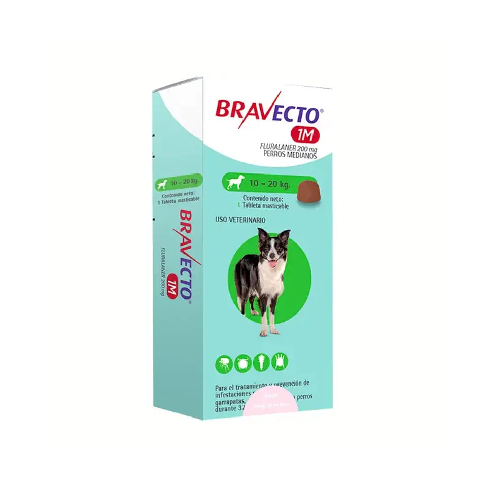 Bravecto Desparasitante Externo 1 Tableta/Comprimido Masticable 5