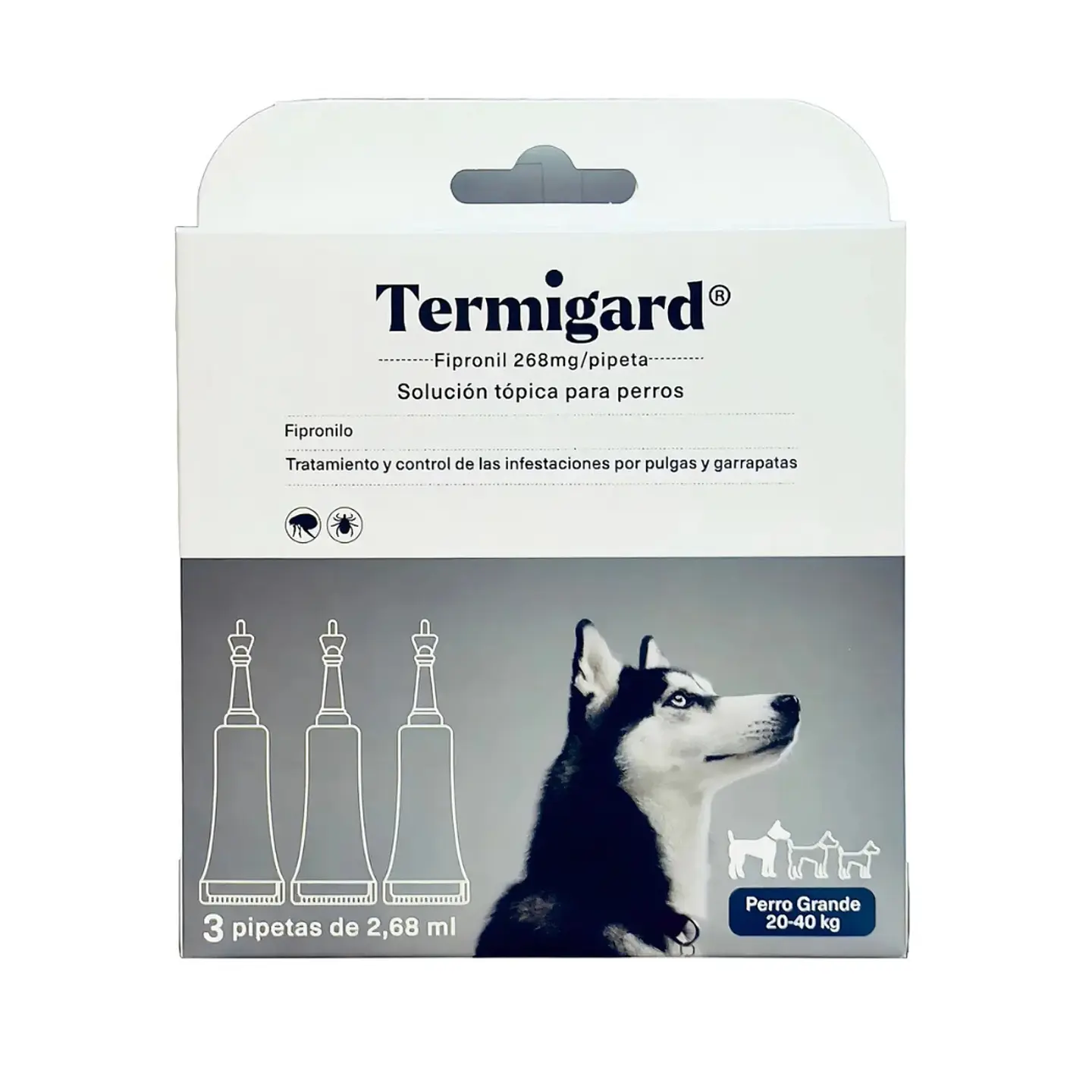 Termigard Pipeta Externa para Perros - Fipronilo -  3