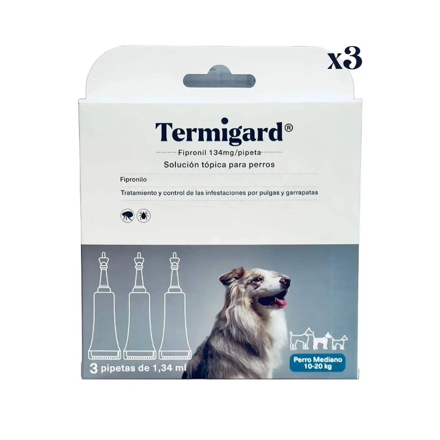 Termigard Pipeta Externa para Perros - Fipronilo -  2