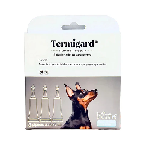 Termigard Pipeta Externa para Perros - Fipronilo - 