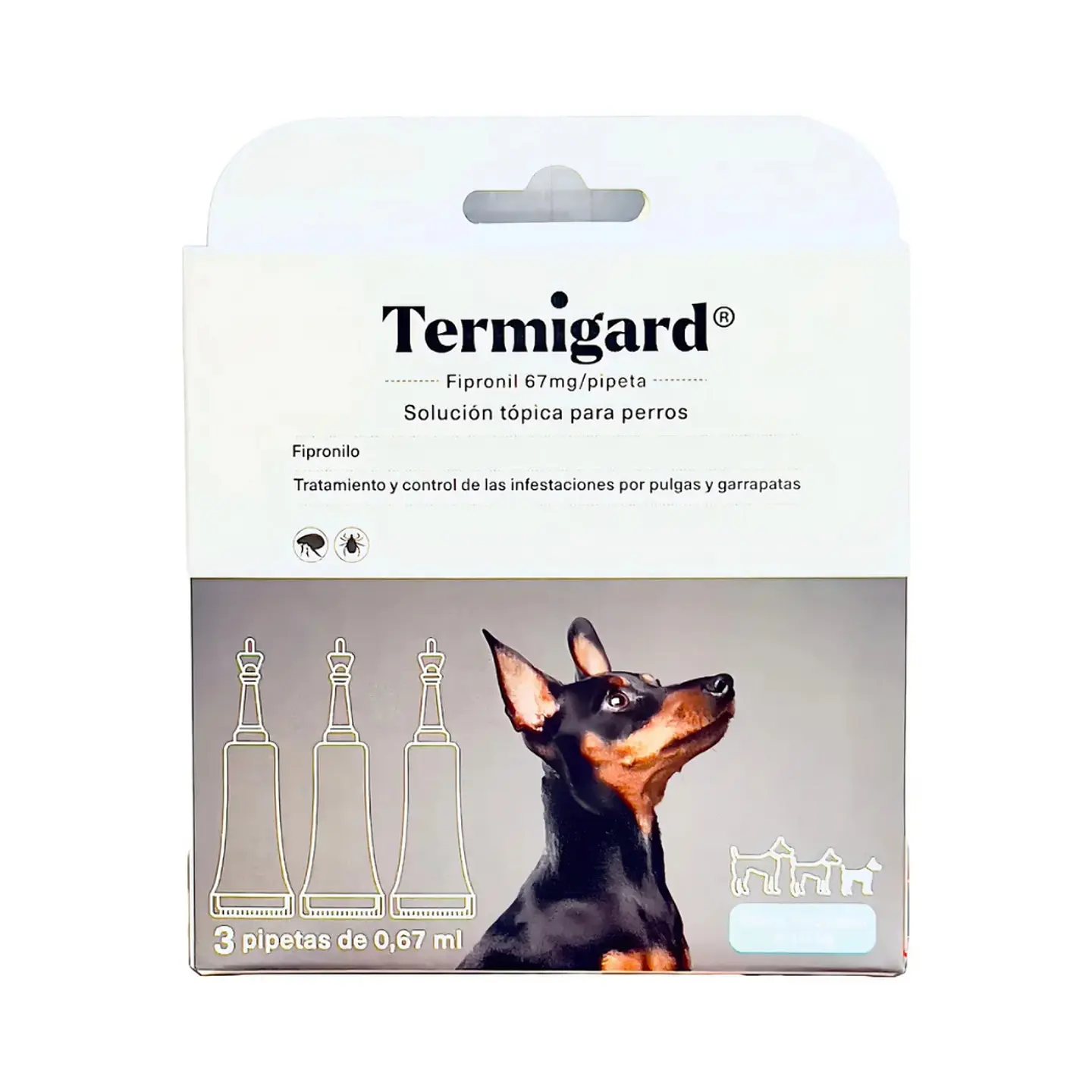 Termigard Pipeta Externa para Perros - Fipronilo -  1