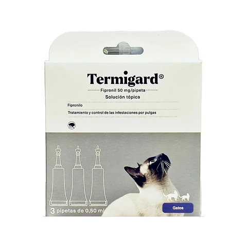 Termigard Pipeta Externa para Gatos - Fipronilo - 