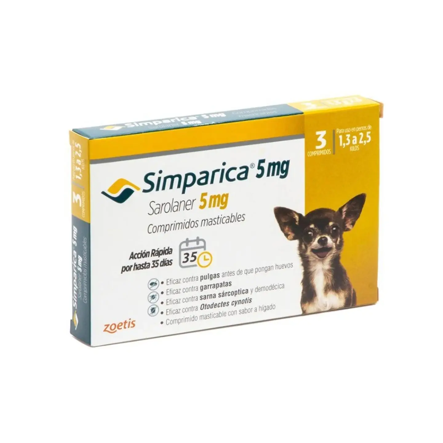 Simparica Comprimido Masticable - Desparasitante Externo - 7