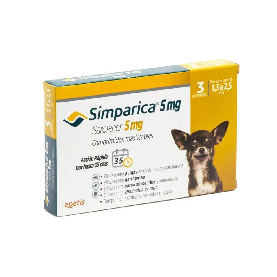 Simparica Comprimido Masticable - Desparasitante Externo - 7