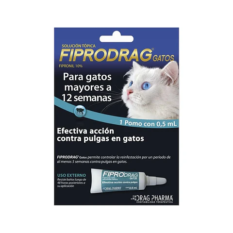 FIPRODRAG Pipeta desparasitante externa para Perros