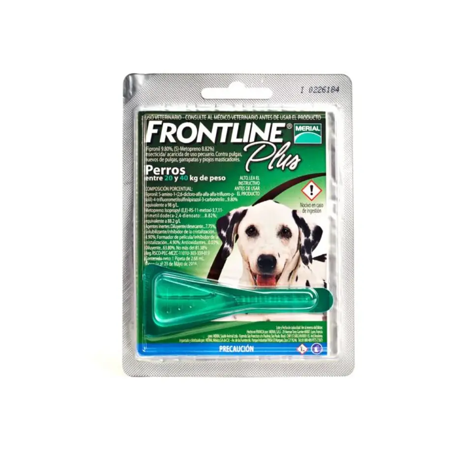 FRONTLINE Plus Pipeta Desparasitante Externa 1