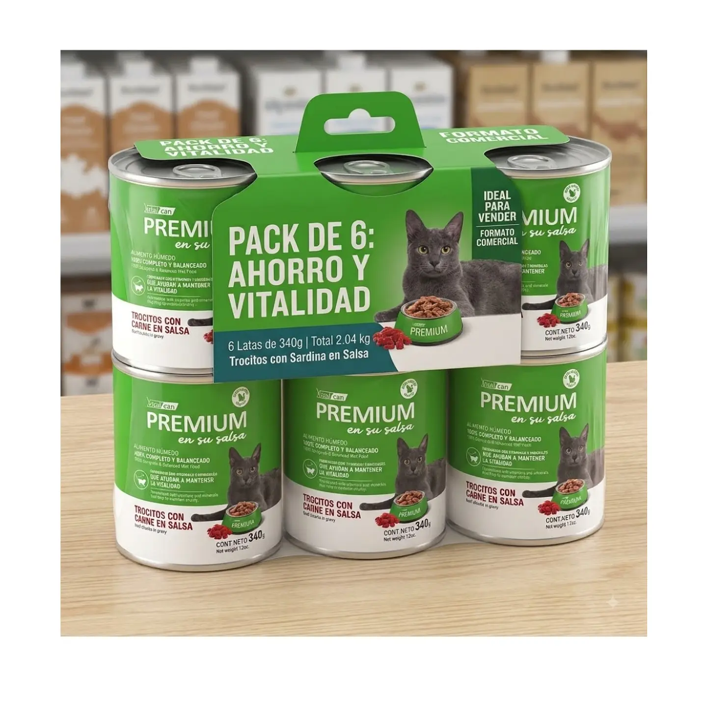 Alimento Húmedo para Gatos VitalCan Premium 340g 2
