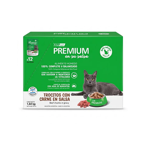 Alimento Húmedo para Gatos VitalCan Premium Caja 12 Unidades