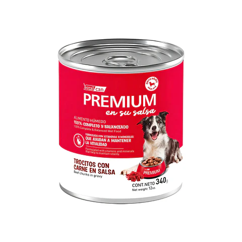 Alimento Húmedo para Perros VitalCan Premium 340g