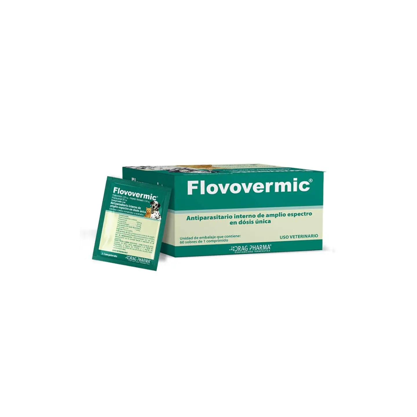 Antiparasitario Flovovermic - 1 comprimido - 2