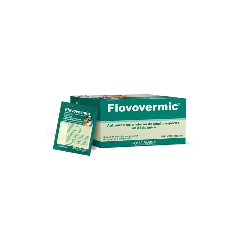 Antiparasitario Flovovermic - 1 comprimido - 2