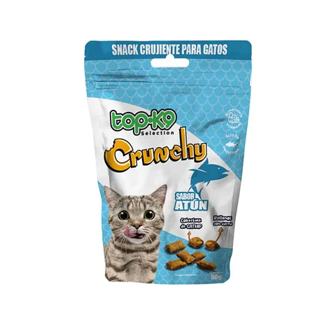Snack Crunchy para Gatos 50g - Top K9 -