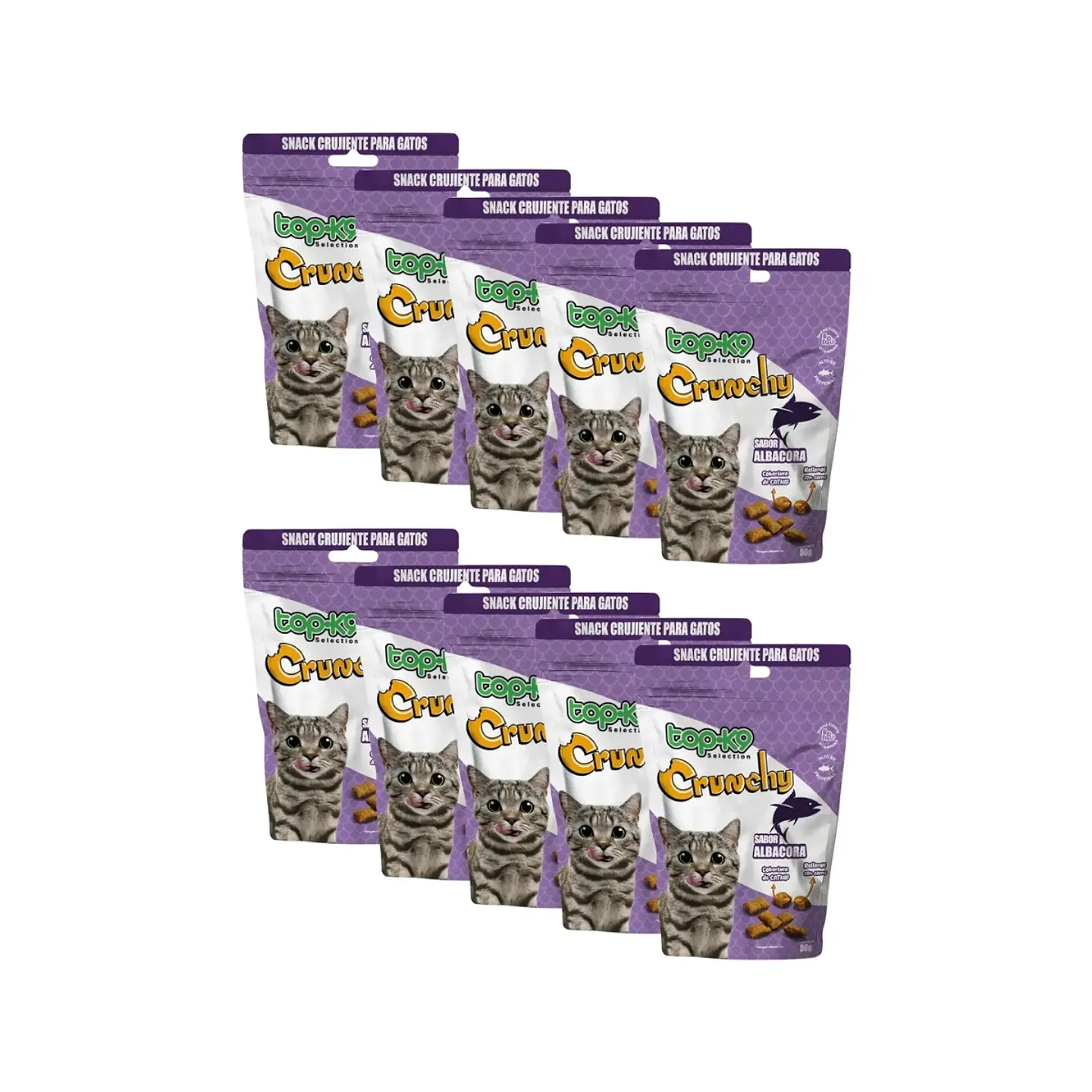Snack Crunchy para Gatos 50g - Top K9 - 4