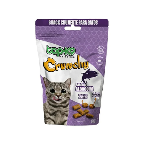 Snack Crunchy para Gatos sabor Albacora 50g 