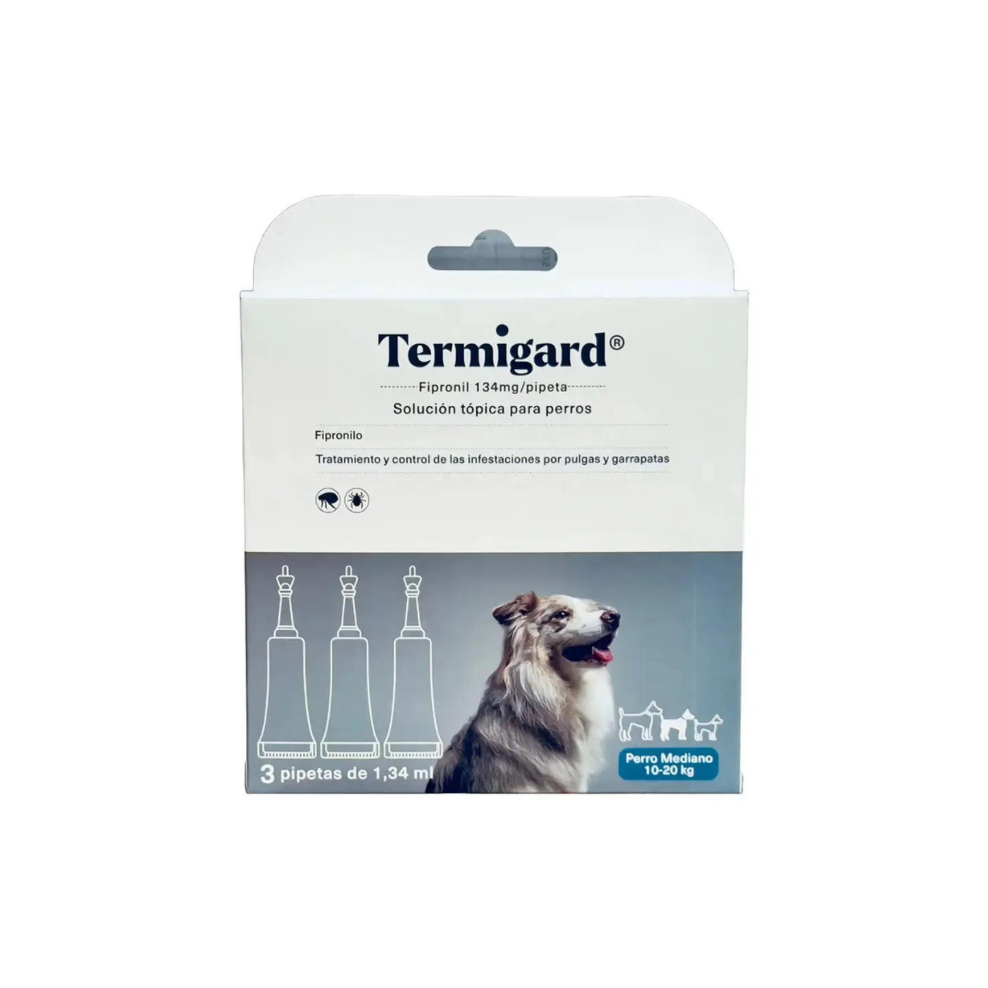 Termigard Pipeta Externa para Perros 10-20 Kg- Fipronilo -  1