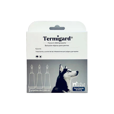 Termigard Pipeta Externa para Perros 20-40 Kg- Fipronilo - 