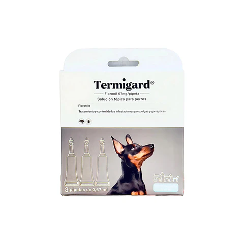 Termigard Pipeta Externa para Perros 2-10 Kg- Fipronilo - 