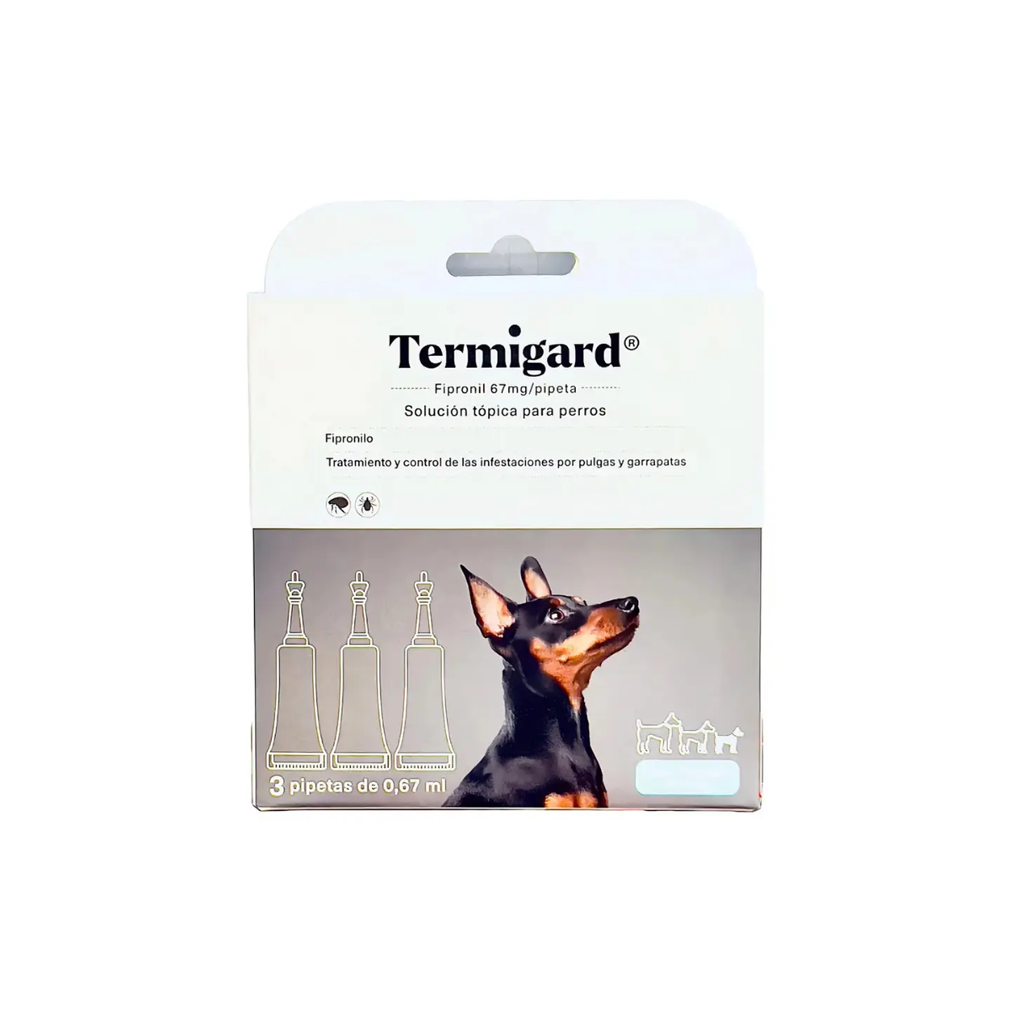 Termigard Pipeta Externa para Perros 2-10 Kg- Fipronilo -  1