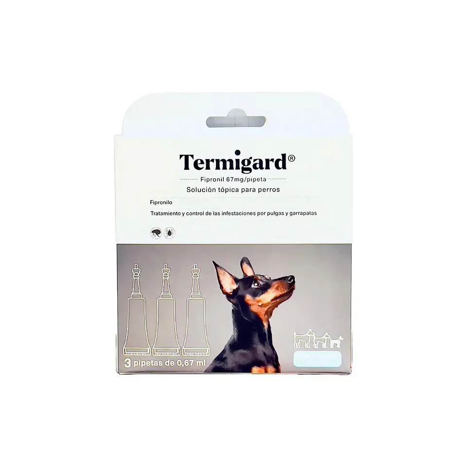 Termigard Pipeta Externa para Perros 2-10 Kg- Fipronilo -  1