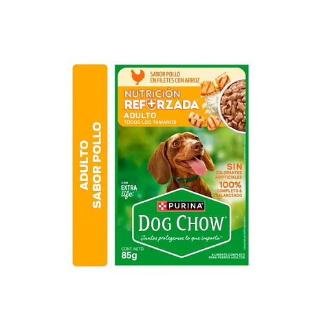 Alimento Húmedo Para Perros Dog Chow Sabor Pollo 85g