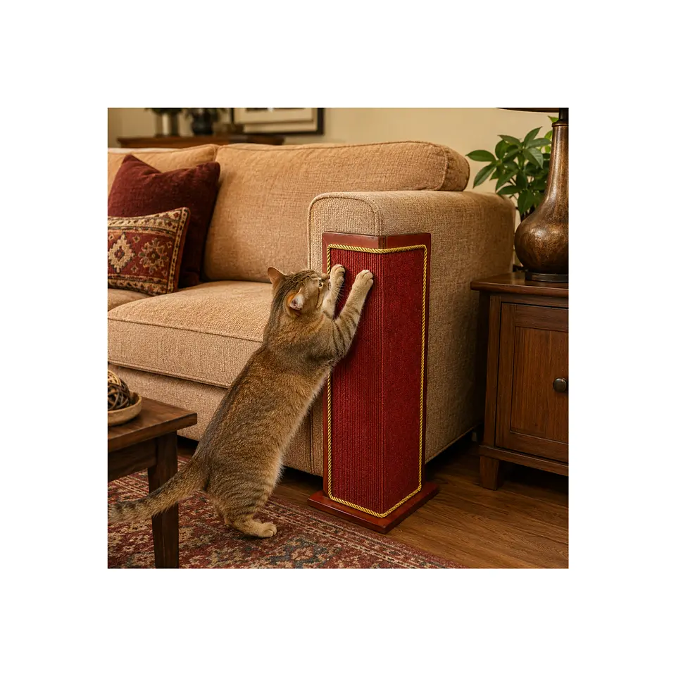 Rascador Gato Cubre Esquina De Sillón Camas Y Muebles 3