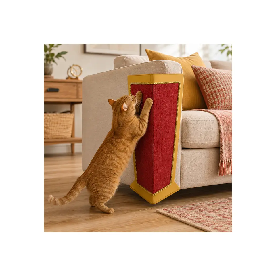 Rascador Gato Cubre Esquina De Sillón Camas Y Muebles 3