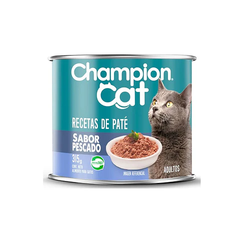 Alimento Húmedo Recetas de Paté sabor Pescado 315g - Gato Adulto -