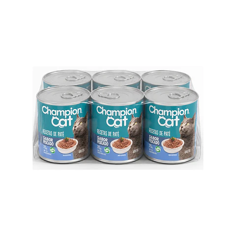 Alimento Húmedo Recetas de Paté sabor Pescado 315g - Gato Adulto -