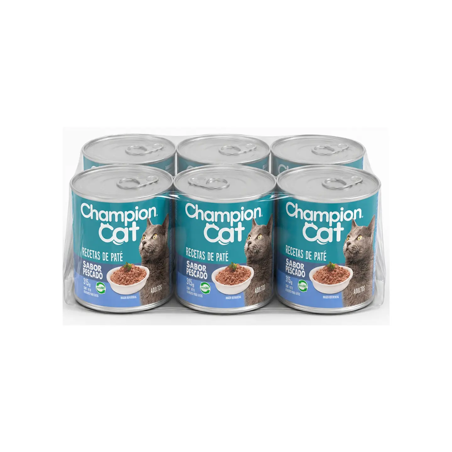 Alimento Húmedo Recetas de Paté sabor Pescado 315g - Gato Adulto - 1