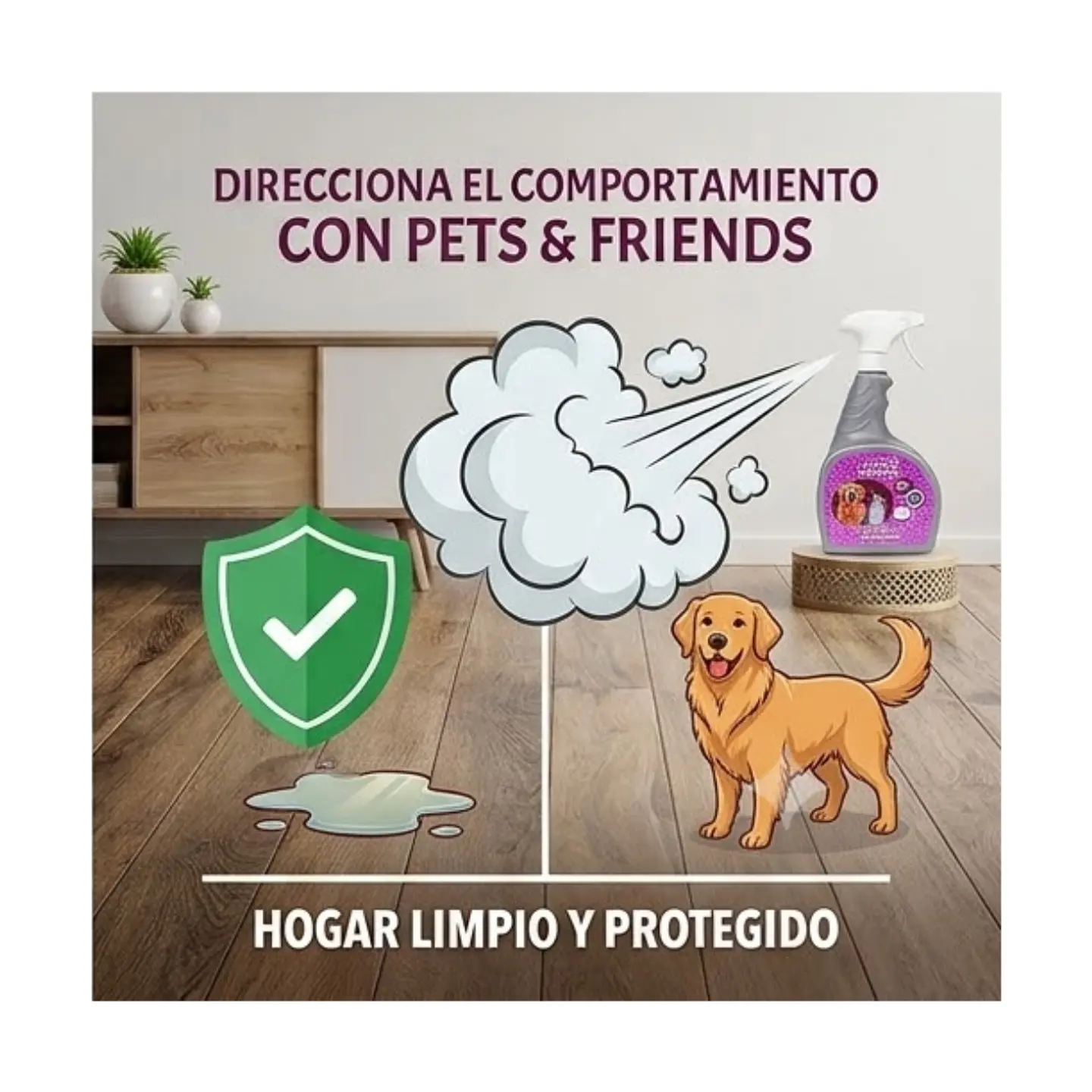 Repelente para Mascotas 1 Litro - Pets Friends- 2
