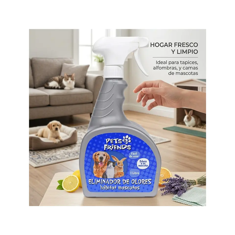 Eliminador y Neutralizador de Olores 1 Litro - Pets Friends- 2