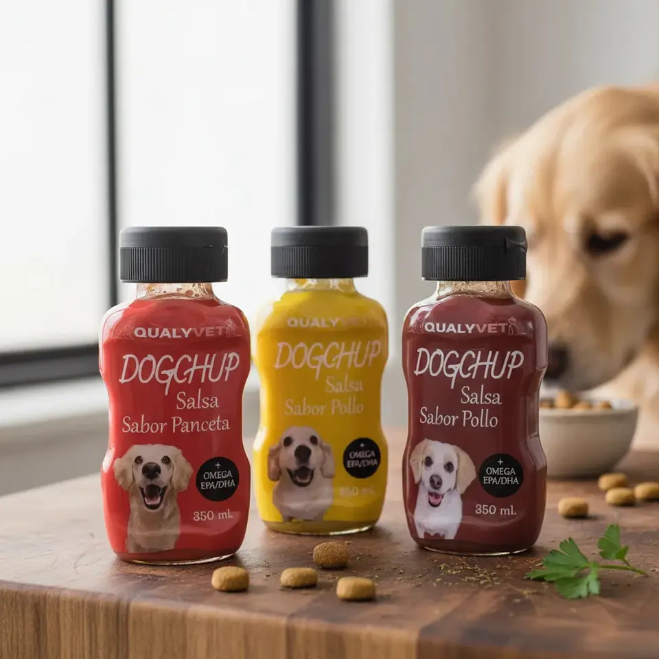 Salsas Aderezo para perros Dogchup 350 ml 1