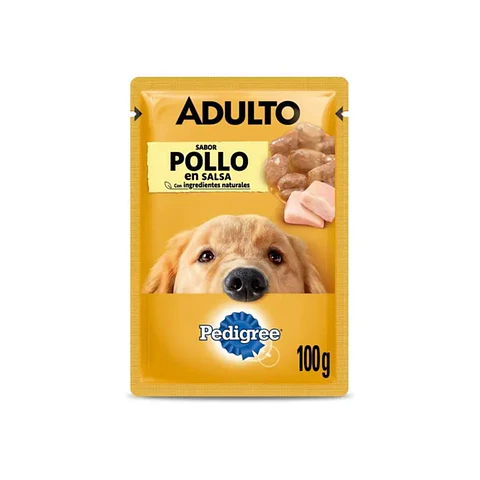 Sachet Húmedo para Perro Adulto Pollo en Salsa 100g