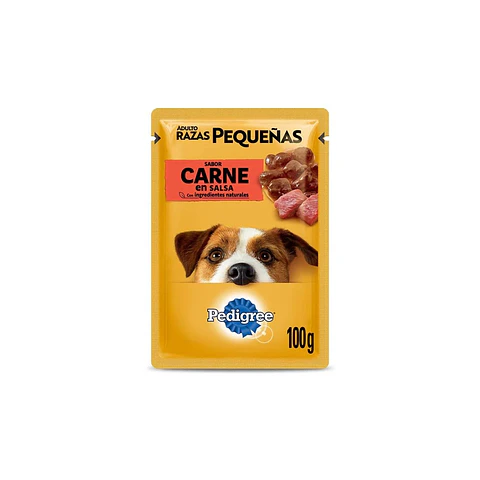 Sachet Húmedo Razas Pequeñas para Perro Adulto Carne en Salsa 100g