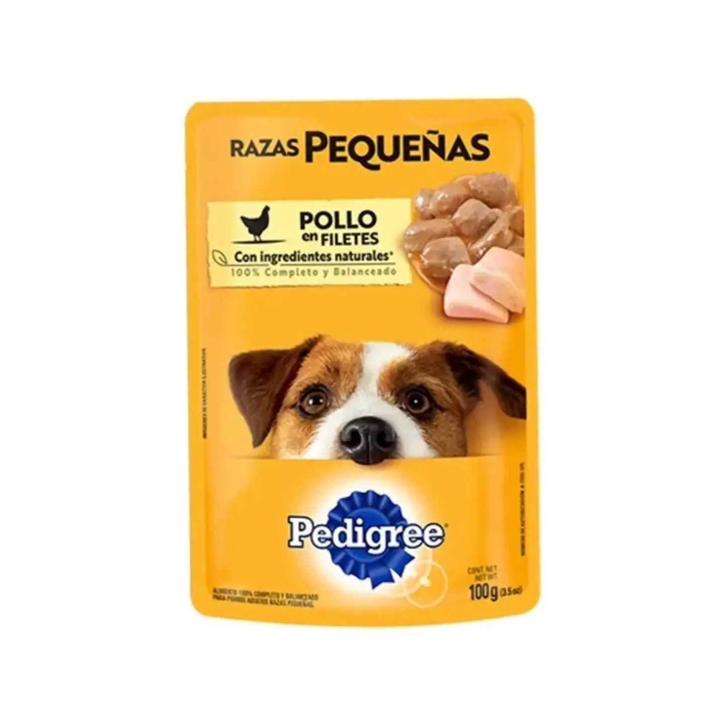 Sachet Húmedo Razas Pequeñas para Perro Adulto sabor Pollo 100g 2