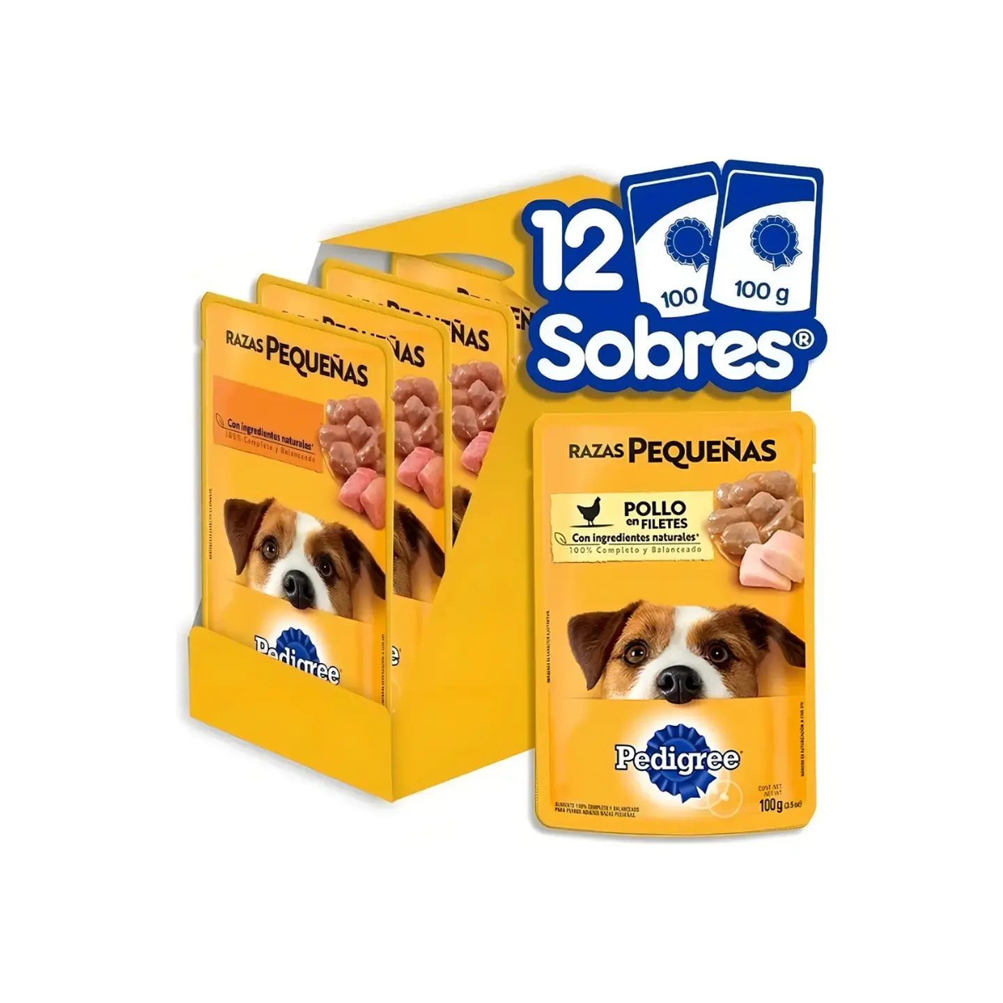 Sachet Húmedo Razas Pequeñas para Perro Adulto sabor Pollo 100g 1
