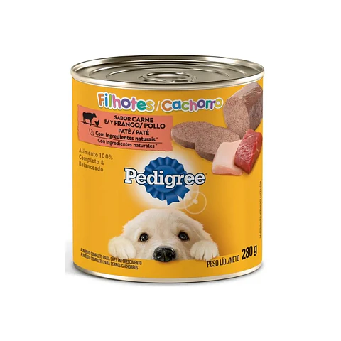 Alimento Húmedo en Lata Perro Cachorro Sabor Carne y Pollo 280 g