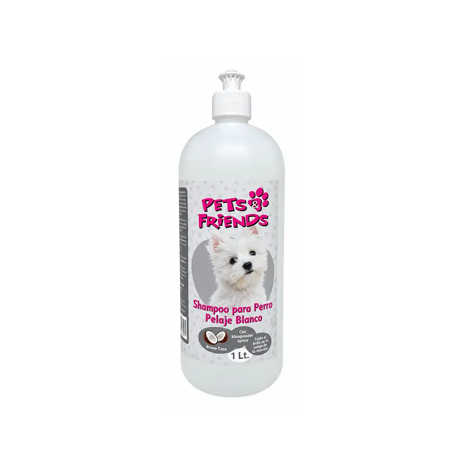 Shampoo para Perros Pelaje Blanco 1 Litro 1