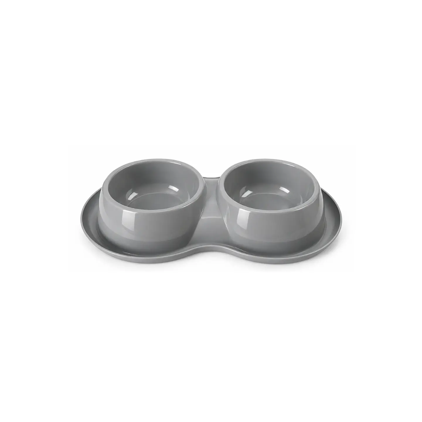 Plato Doble Comedero/Bebedero para Mascotas 1