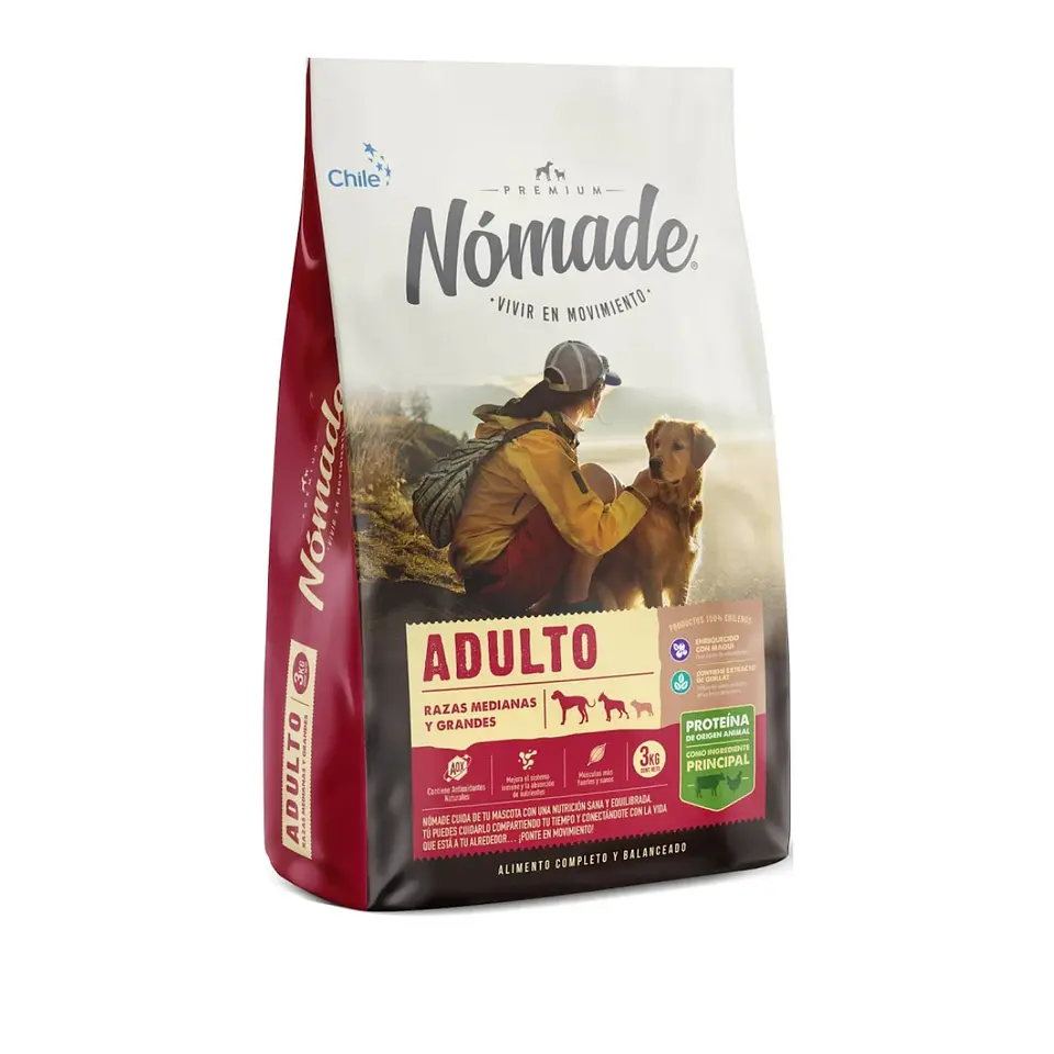 Nómade Perro Adulto Raza Medianas y Grandes 20 Kg 1