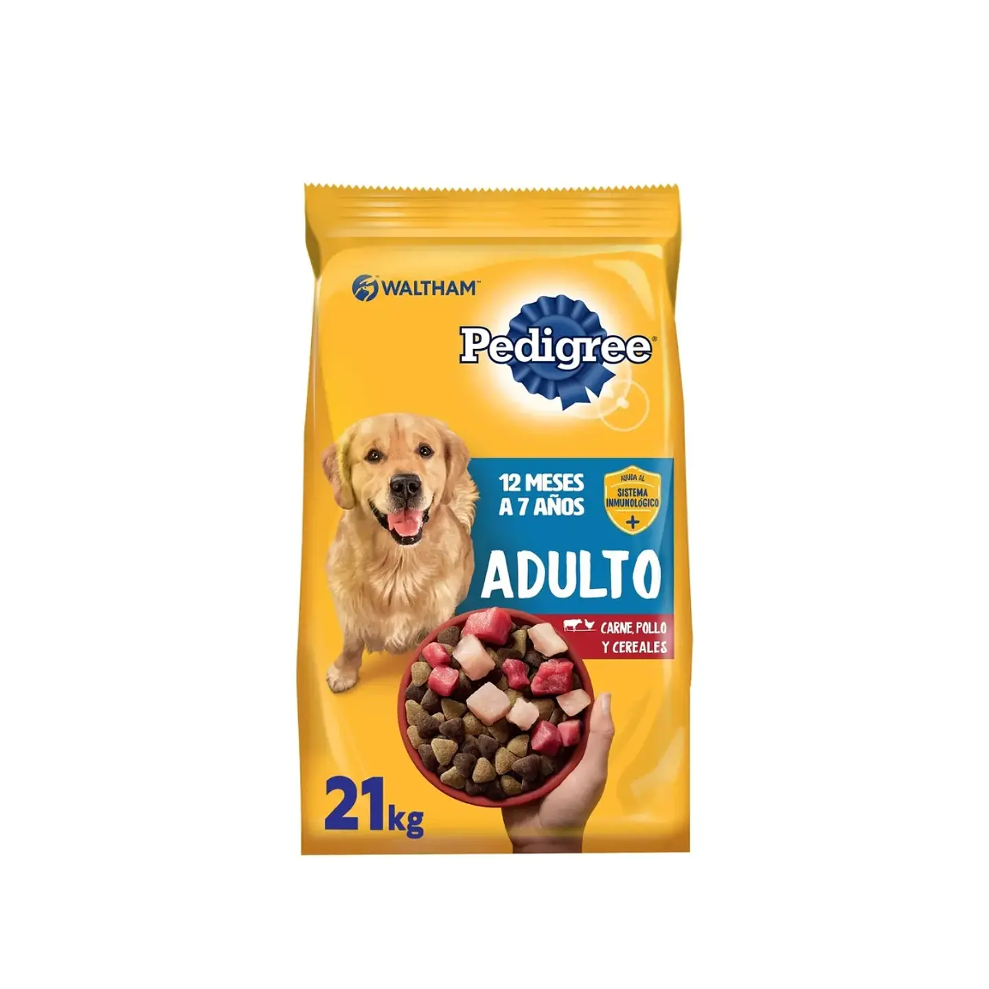 Pedigree Adulto sabor Carne, Pollo y Cereales 21 Kg  1