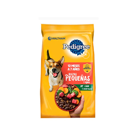 Pedigree Adulto Raza Pequeña 21 Kg sabor Carne y Vegetales
