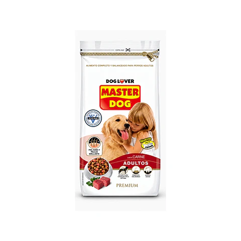 Master Dog Adulto 18 Kg Premium sabor Carne