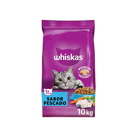 Whiskas Adulto sabor Pescado 10 Kg
