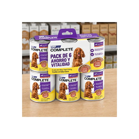 Alimento Húmedo Perro Adulto VitalCan Complete 340g