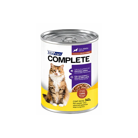 Alimento Húmedo Gato Adulto VitalCan Complete 340g