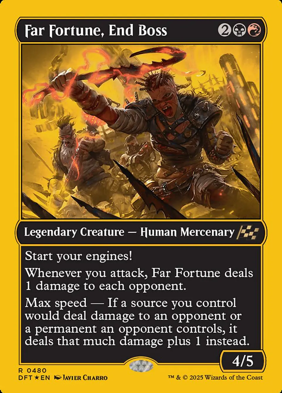 Far Fortune, End Boss (foil) | Inglés | NM | DFT 1