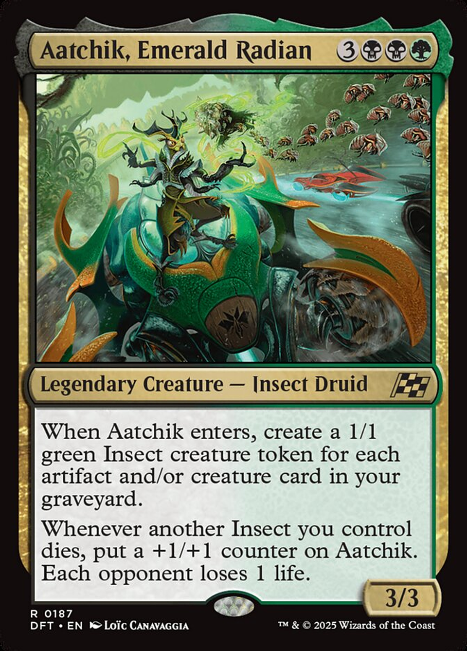 Aatchik, Emerald Radian (foil) | Inglés | NM | DFT 1