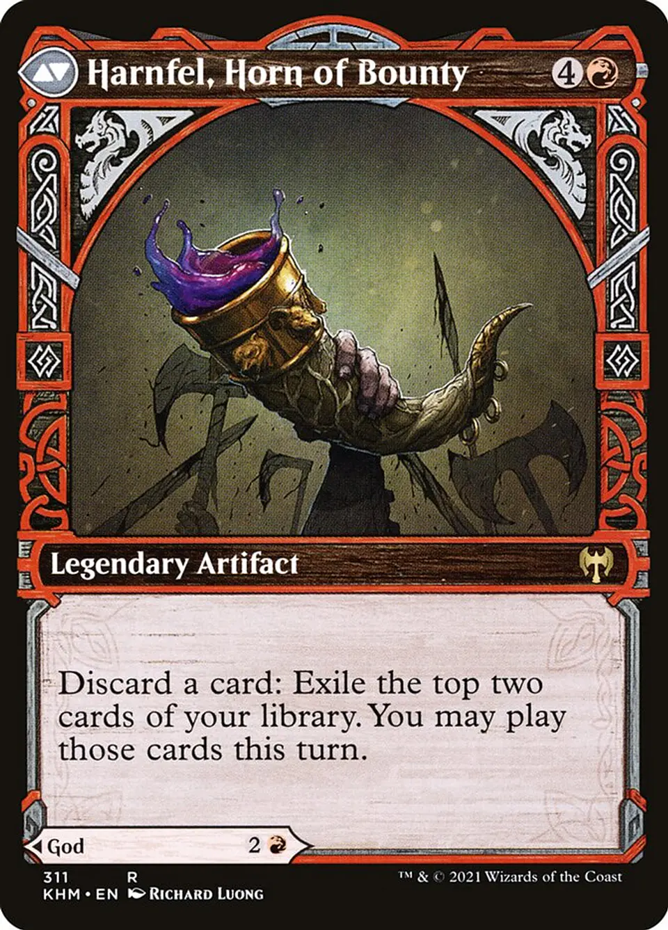 Birgi, God of Storytelling // Harnfel, Horn of Bounty (Showcase) | Inglés | NM | KHM 2